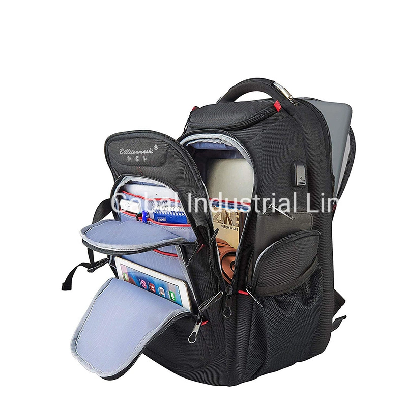 2022 New Style Waterproof Business Travel Laptop Backpack with USB Charger