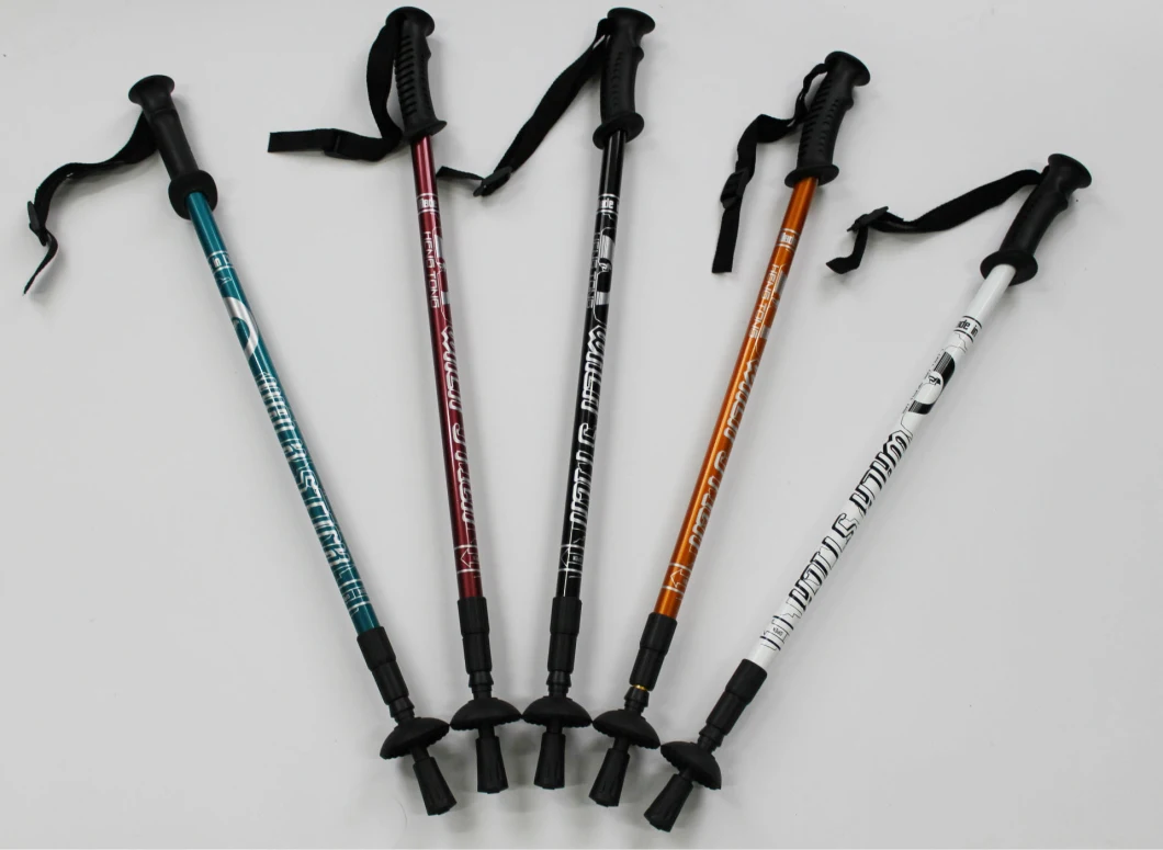 135cm Light Aluminum Telescopic Anti Shock Hiking Pole Walking Sticks Trekking Poles