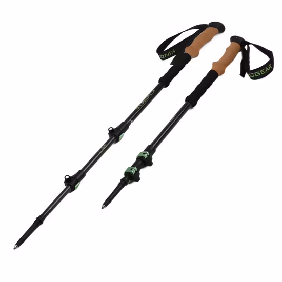 5 個のカーボンウォーキングスティックアウトドアトレッキングスティックカーボントレッキングスティック